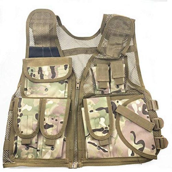 Shefure Airsoft Tactical Vest 1 Shefure New Adjustable Tactical Combat Training Vest Lightweight Mesh Tactical Breathable Vest Black
