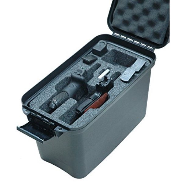 Case Club Pistol Case 2 Case Club 2 Revolver/Pistol Pre-Cut Top Loader Case with Silica Gel to Help Prevent Gun Rust