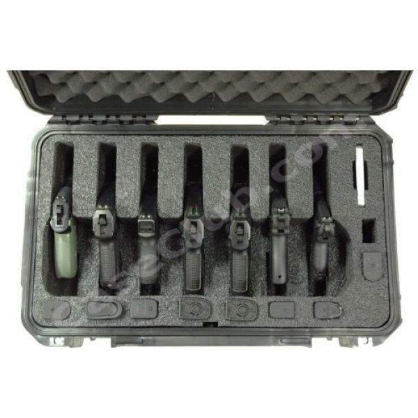 Case Club Pistol Case 5 Case Club 7 Pistol Pre-Cut Waterproof Case with Silica Gel to Help Prevent Gun Rust