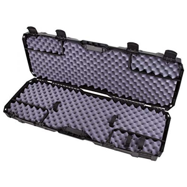 Flambeau Outdoors Rifle Case 3 Flambeau Outdoors 6500AR AR Tactical Gun Case with ZERUST - 40 x 12 x 4 in. Hard Gun Case with Zerust Magazine Pockets and Straps for Ammunition, Firearm Storage Accessory