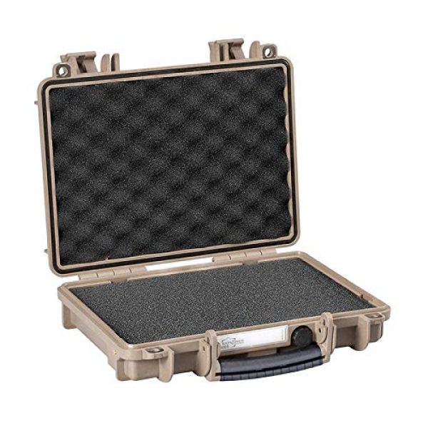 Explorer Cases Pistol Case 5 Explorer Cases 3005 Single Pistol Case W/Foam Equiv. Pelican P1075