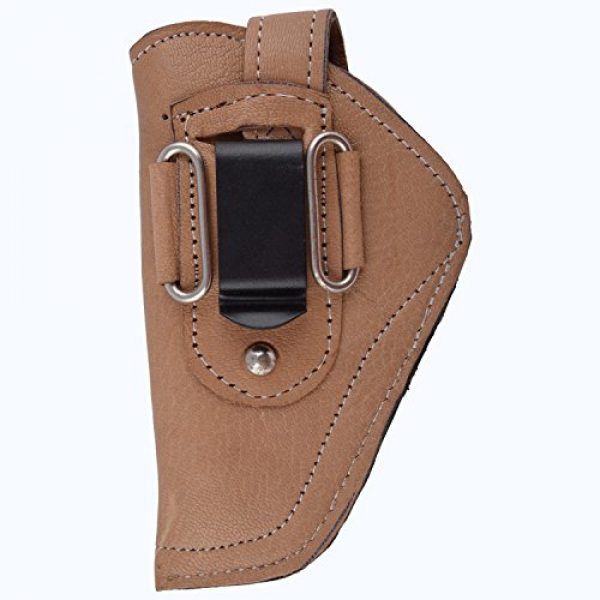 Snipper Pistol Case 3 Snipper Unisex Leather Pistol Cover Brown