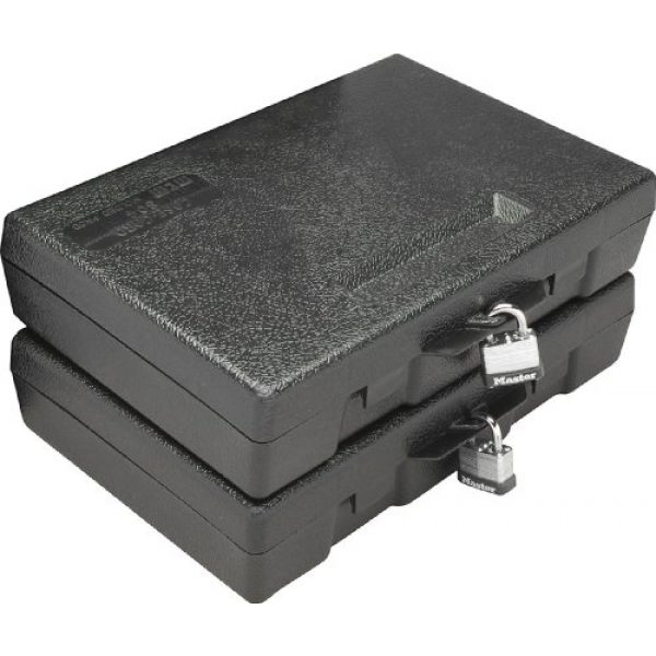 MTM Pistol Case 2 MTM 804-40 Pistol Handgun Long Term Storage Case 4" Revolver, Black