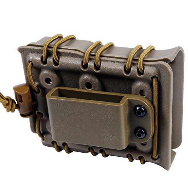 Hunting Explorer Tactical Pouch 1 Tactical MOLLE Fast Mag Pouch 7.62 Open-Top Magazine Holder for Airsoft Hunting Shooting CS Game Paintball
