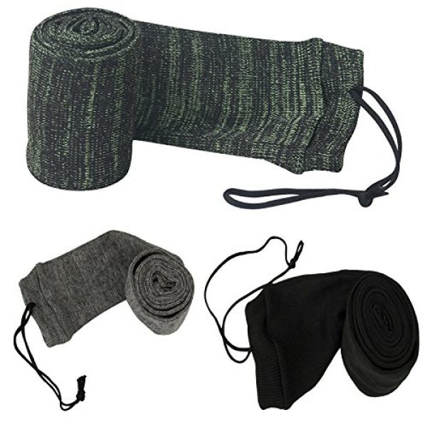 PXDREAM Rifle Case 2 PXDREAM Hunting Silicone-Treated Tactical Shotgun Gun Sock 52 Inch