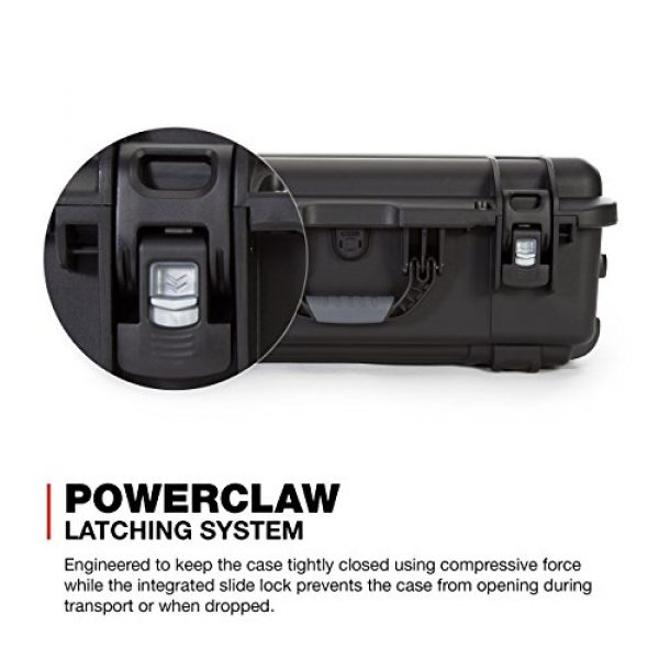 Nanuk Pistol Case 5 Nanuk 935 Waterproof Professional Gun Case with Foam Insert for 6UP w/Wheels