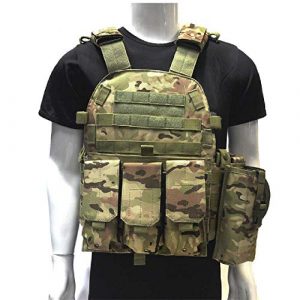 BGJ Airsoft Tactical Vest 1 Outdoor Airsoft Gear 6094 Tactical Molle Vest Paintball CS Games Protection Body Armor Military Shooting Combat Training Vest
