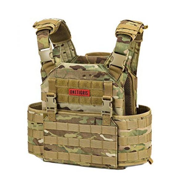 OneTigris Airsoft Tactical Vest 2 OneTigris Multicam Airsoft Vest & Low Profile Tactical Vest