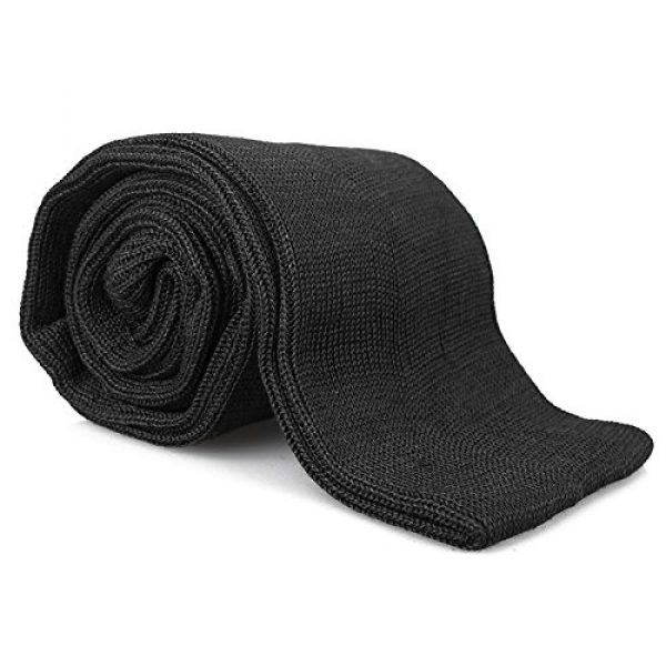 Yeahmart Rifle Case 3 Yeahmart Silicone Treated Gun Sock 52" Rifle/Shotgun Shooting Oil Air Bag Slip Cover (1,3 and 6-Pack)