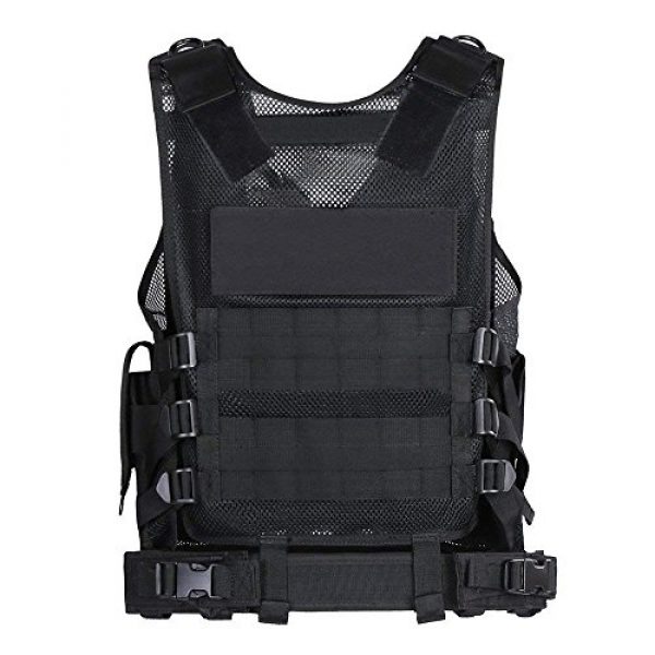 TongBF Airsoft Tactical Vest 5 TongBF Tactical Outdoor Military CS Field Vest Ultra-Light Breathable Combat Training Adjustable Vest