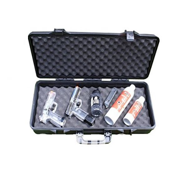 SRC Rifle Case 5 SRC Foam Padded Plastic Airsoft Rifle Gun Case
