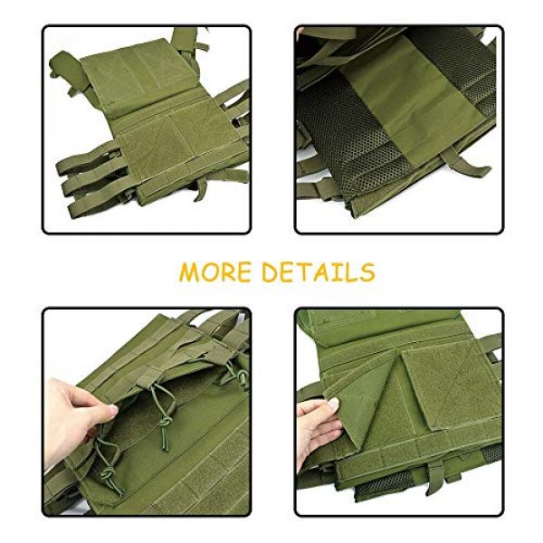 BGJ Airsoft Tactical Vest 3 BGJ Tactical JPC Vest Molle Plate Carrier Military Vest Airsoft Paintball CS Game Hunting Outdoor Protective Equipment