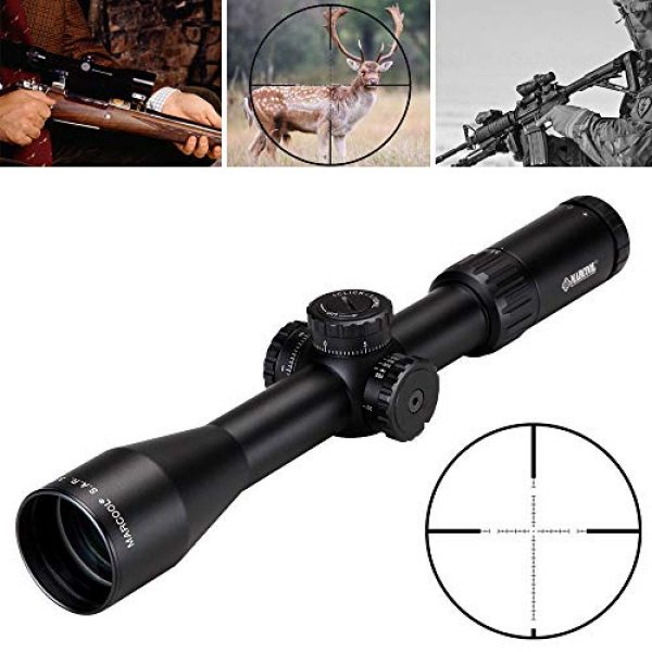 Marcool Rifle Scope 2 Marcool ALT HD 4.5-18X44 SFL Iluminator Tactical Long Range Military Surplus Rifle Scope Optics Optical Scope for Hunting