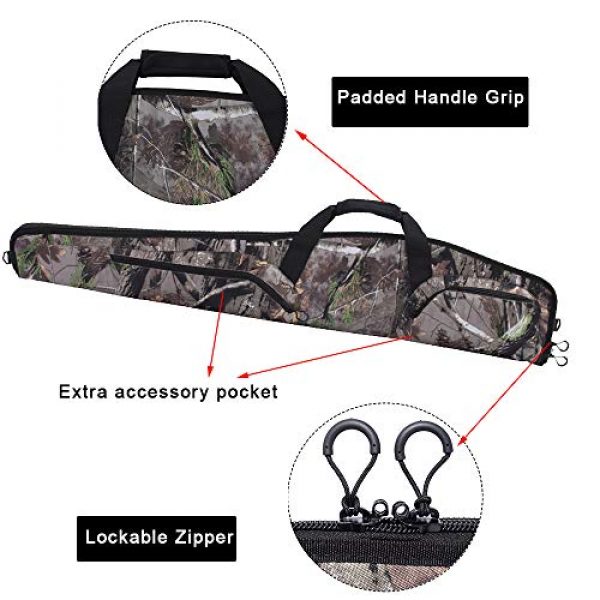 Waxaya Rifle Case 4 Waxaya Soft Shotgun Gun Case Rifle Cases Storage Bag for Scoped Rifles