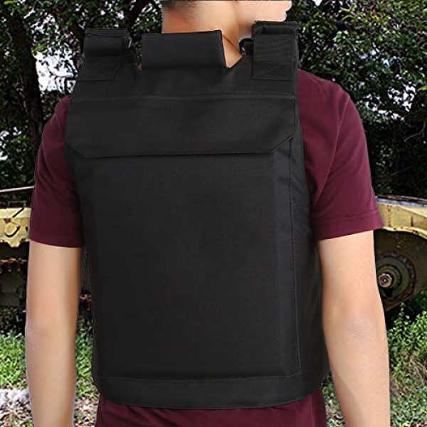 Alomejor Airsoft Tactical Vest 6 1Pc Vest Wear-Resistant Adjustable Vest Guard Waistcoat CS Field Training Protective Vest Campus Accessory
