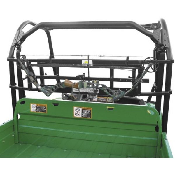 Great Day Bow Rack 1 Great Day Power-Ride Bow Rack - for Full-Size UTVs with 50-64in Roll Bar Width - Black Powder-Coated Finish - 1 Bow, UVPR901