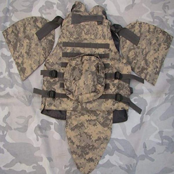 BGJ Airsoft Tactical Vest 6 Outdoors Tactical Paintball Airsoft Military OTV Body Armor Durable Carrier Combat Vest Men Soft Cushion Pads Full Adjustable Wa