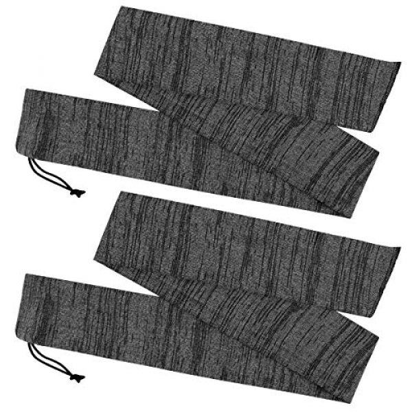 Gogoku Rifle Sock 1 Gogoku Gun Socks Gun Sock Silicone-Treated Rifle Socks Fit Scopes Knit Sleeve Case Dust Cover Outdoor Shooting Hunting Sack Storage Bag for Rifle Shotgun