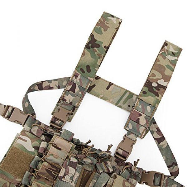 OAREA Airsoft Tactical Vest 3 OAREA Tactical Sling Vest Chest Rig Combat Recon Gear Vest with Magazine Pouch for Airsoft Hunting Games