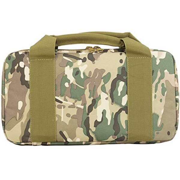 JFFCE Pistol Case 4 JFFCE Tactical Molle Pistol Storage case for Single Pistol and Mag with Heavy Duty Double Zippers
