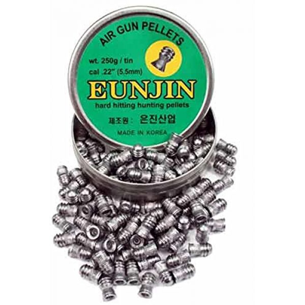 Eun Jin Air Gun Pellet 2 Eun Jin .22 Cal, 28.4 Grains, Domed, 125ct
