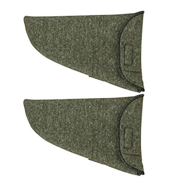 TOURBON Pistol Case 1 TOURBON 2 Pieces Tactical Gun Sleeve Pistol Sock 10" Handgun Storage Case
