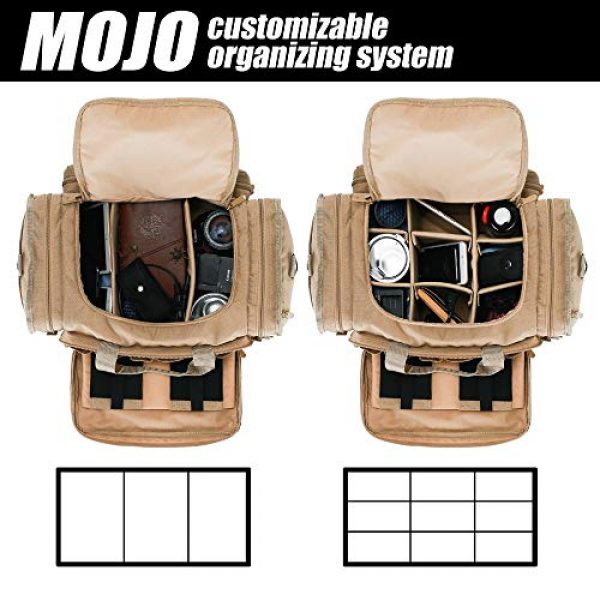 SoarOwl Pistol Case 3 SoarOwl Tactical Gun Range Bag Shooting Duffle Bags for Handguns Pistols with Lockable Zipper and Heavy Duty Antiskid Feet (Tan)