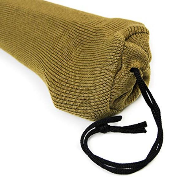GUGULUZA Rifle Case 5 GUGULUZA Silicone Treated Knit Gun Socks 52" for Rifles Shotgun