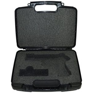 Quick Fire Cases Pistol Case 1 Quick Fire Cases QF200 MultiFit Pistol Case, Black, Small