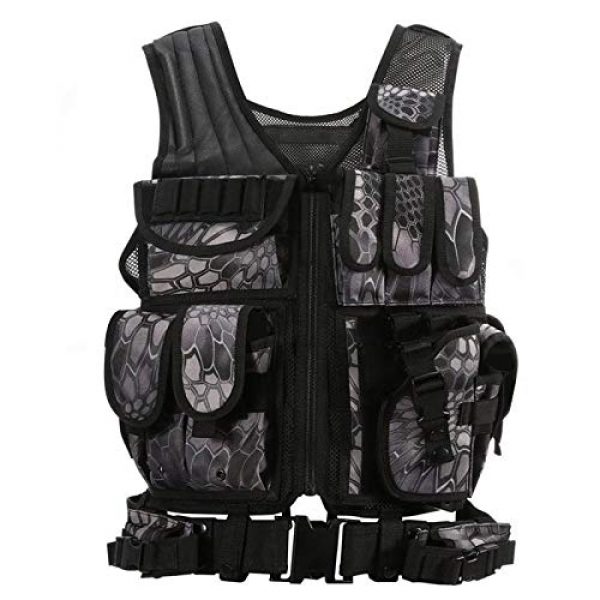 BGJ Airsoft Tactical Vest 2 BGJ Tactical Vest Military Combat Army Armor Vests Molle Airsoft Plate Carrier Swat Vest Outdoor Hunting Fishing CS Training Vest