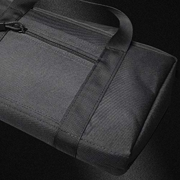 Champlus Pistol Case 5 Pistol Range Bag Tactical Pistol Bag Range Bags for Handguns and Ammo Soft Pistol Case Gun Range Bag for Handguns, Pistols and Ammo Shooting Range Pistol Bag Handgun Magazine Pouch-Black 1 Pack