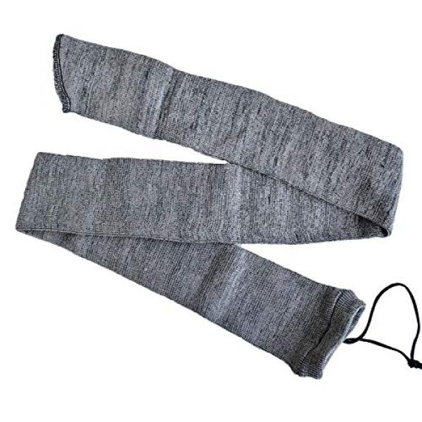 lanhe tactical Rifle Case 4 lanhe tactical Silicone Treated Gun Sock Knit Sleeve Case Dust Cover Outdoor Shooting Hunting Sack Storage Bag for Rifle Shotgun/Handgun Pistol, 52 inch/14 inch, 3 Pack