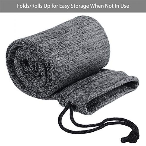 TW TWOD Rifle Sock 2 Twod Gun Socks for Rifle/Shotguns with or Without Scope Storage, Anti-Rust, Silicone Treated, Drawstring Closure 54 Inches and 16 Inches