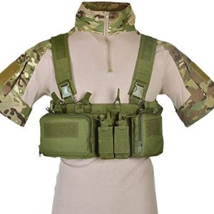 BGJ Airsoft Tactical Vest 1 BGJ CS Match Wargame TCM Chest Rig Airsoft Tactical Vest Military Pack Magazine Pouch Holster Molle System Waist Men Nylon