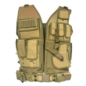 BGJ Airsoft Tactical Vest 1 BGJ Tactical Vest Military Combat Armor Vests Mens Tactical Hunting Vest Army Adjustable Armor Outdoor CS Training Vest Airsoft