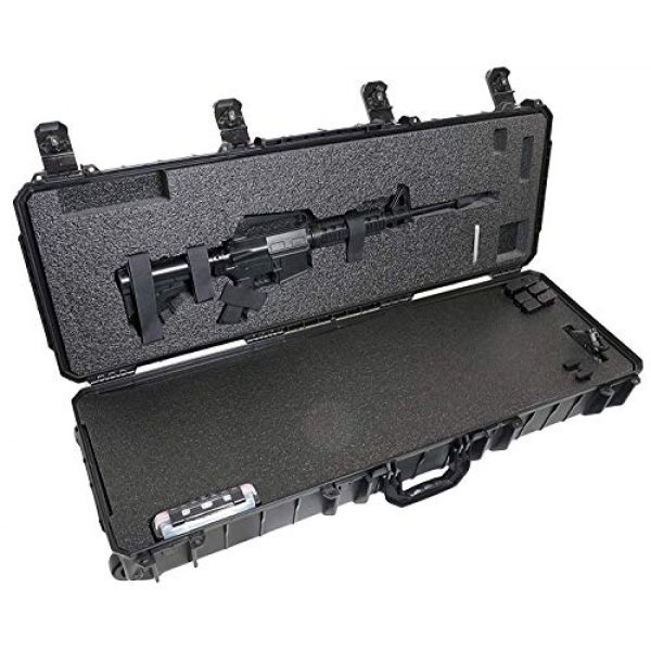 Case Club Rifle Case 5 Case Club KSG/DP-12 & AR Pre-Cut Waterproof Case with Accessory Box and Silica Gel to Help Prevent Gun Rust