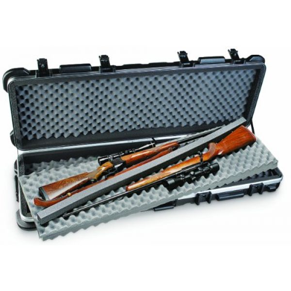 SKB Cases Rifle Case 4 SKB ATA Quad-Rifle Case, Multi, 50- Inch x 14.5- Inch x 6- Inch, Model: 2SKB-5014