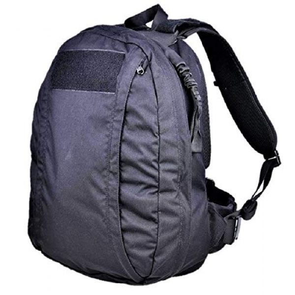 SOETAC Tactical Backpack 2 Cordura Molle System Bag Carrier Combat Army Gear Quick Release Military Invisible Tactical Vest Backpack (Black)
