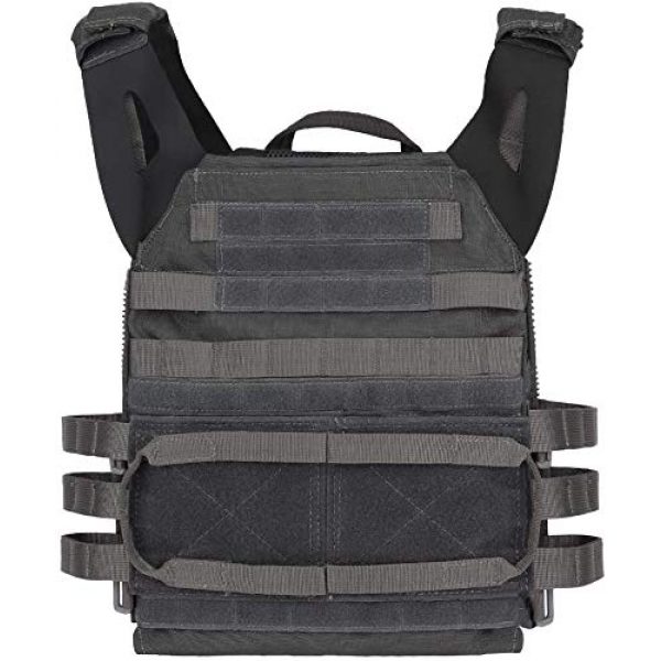 LEJIE Airsoft Tactical Vest 4 Tactical JPC MOLLE Protective Vest with Removable Large Capacity Backpack for Airsoft Paintball Hunting