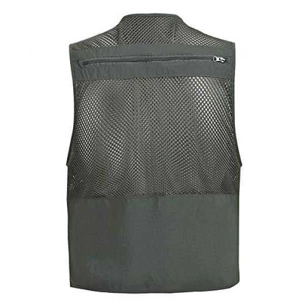 ZHYLOVE Airsoft Tactical Vest 2 ZHYLOVE Multifunction Mens Fishing Vest Jacket Mesh Vest Sleeveless Multi-Pocketed Thin Section Outdoor Breathable Hollow Out Thin for Camping Photography Fishing Hunting Waistcoat