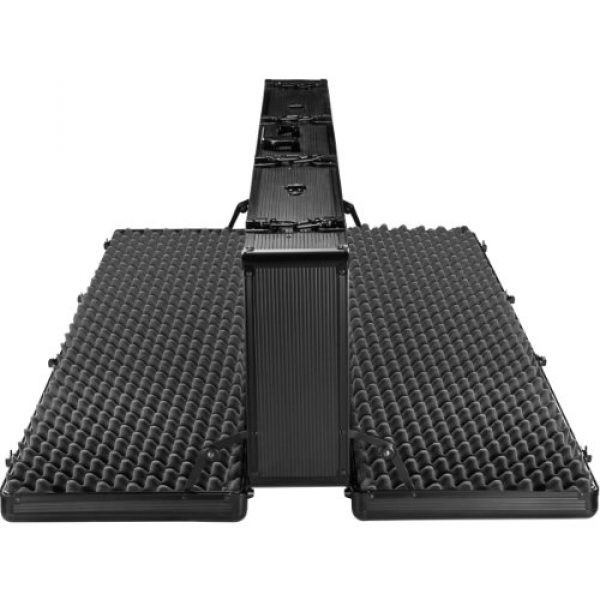 BARSKA Rifle Case 4 Barska BH11982 Loaded Gear AX-400 50" Double-Sided Hard Rifle Case with Foam,Black