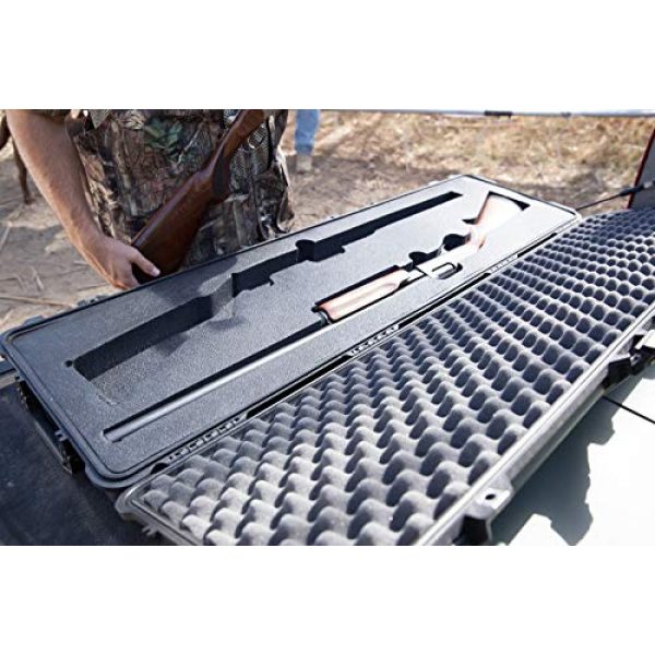 Pelican Rifle Case 7 Pelican 1750 Rifle Case With Foam (Black)