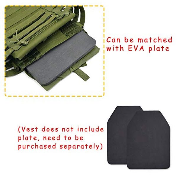 BGJ Airsoft Tactical Vest 5 BGJ Tactical JPC Vest Molle Plate Carrier Military Vest Airsoft Paintball CS Game Hunting Outdoor Protective Equipment