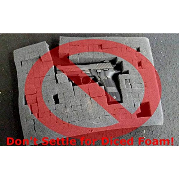 Case Club Pistol Case 6 Case Club Waterproof 6 Pistol Case with Accessory Pocket & Silica Gel