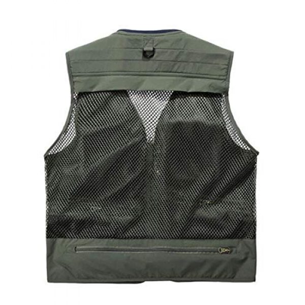 DAFREW Airsoft Tactical Vest 2 DAFREW Quick-Drying Vest Men's Summer Leisure Vest Outdoor Photography Vest Thin Section Sleeveless Shirt Fishing Vest (Color : Khaki, Size : L)