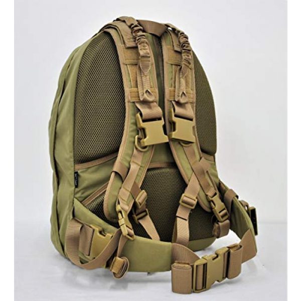 SOETAC Tactical Backpack 3 Cordura Molle System Bag Carrier Combat Army Gear Quick Release Military Invisible Tactical Vest Backpack (TAN)