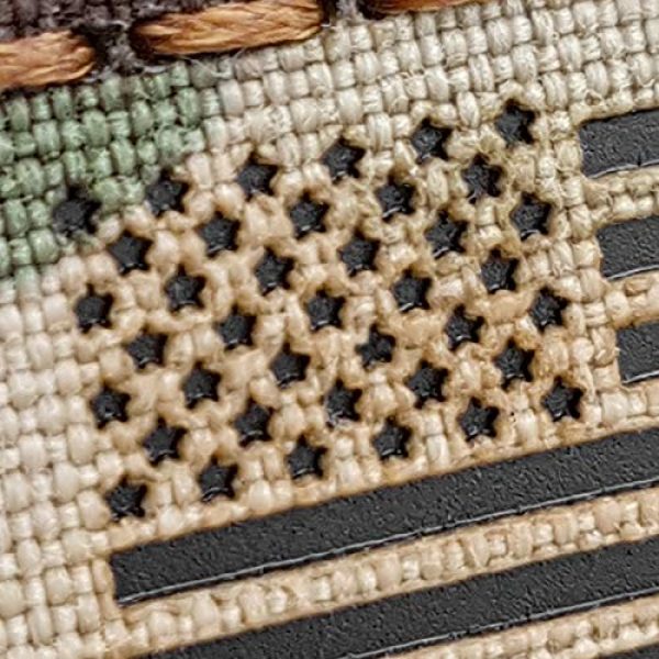 Tactical Freaky Airsoft Morale Patch 3 IR Mini 1x2 USA Flag Multicam OCP America 50-Stars Infrared Tactical Morale Hook-and-Loop Patch