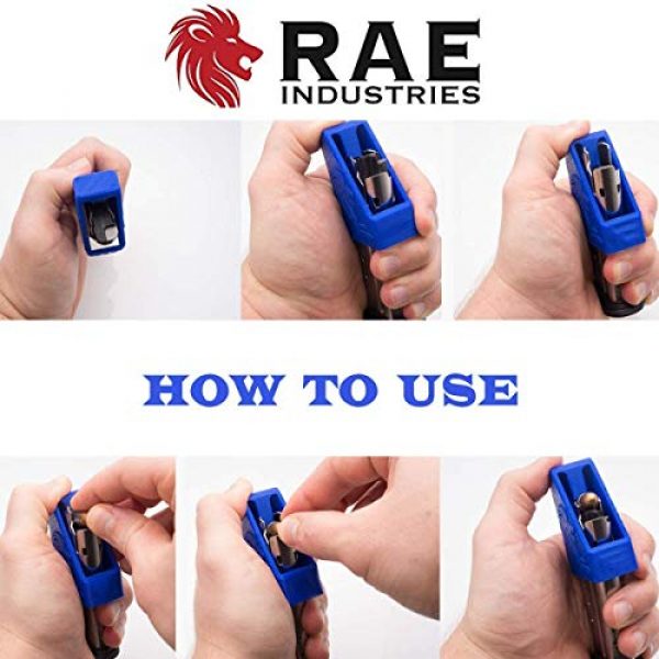 RAE Industries Airsoft Gun Magazine 4 RAEIND Magazine Speedloaders for Beretta Kimber EVO SP 9mm