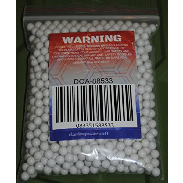 Dark Ops Airsoft Airsoft BB 2 Dark Ops Airsoft BBS .20g 6mm - Perfect Spherical Sniper Rifle Pistol Ammo