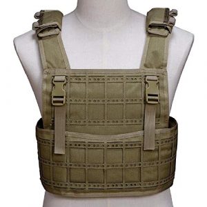 BGJ Airsoft Tactical Vest 1 BGJ Airsoft Vest Tactical Vest Hunting Protection Military Molle Vest Adjustable Army Armor